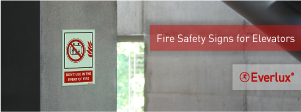 Fire Safety Signs for Elevators