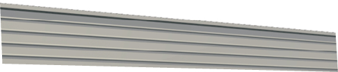 Tamperproof aluminium rails