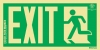 EXIT - UL 1994 Listed egress path marking sign