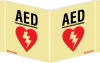 Automated External Defibrillator (AED) Location Sign