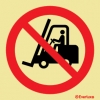 No access for forklift and other industrial vehicles